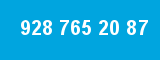 928 765 20 87